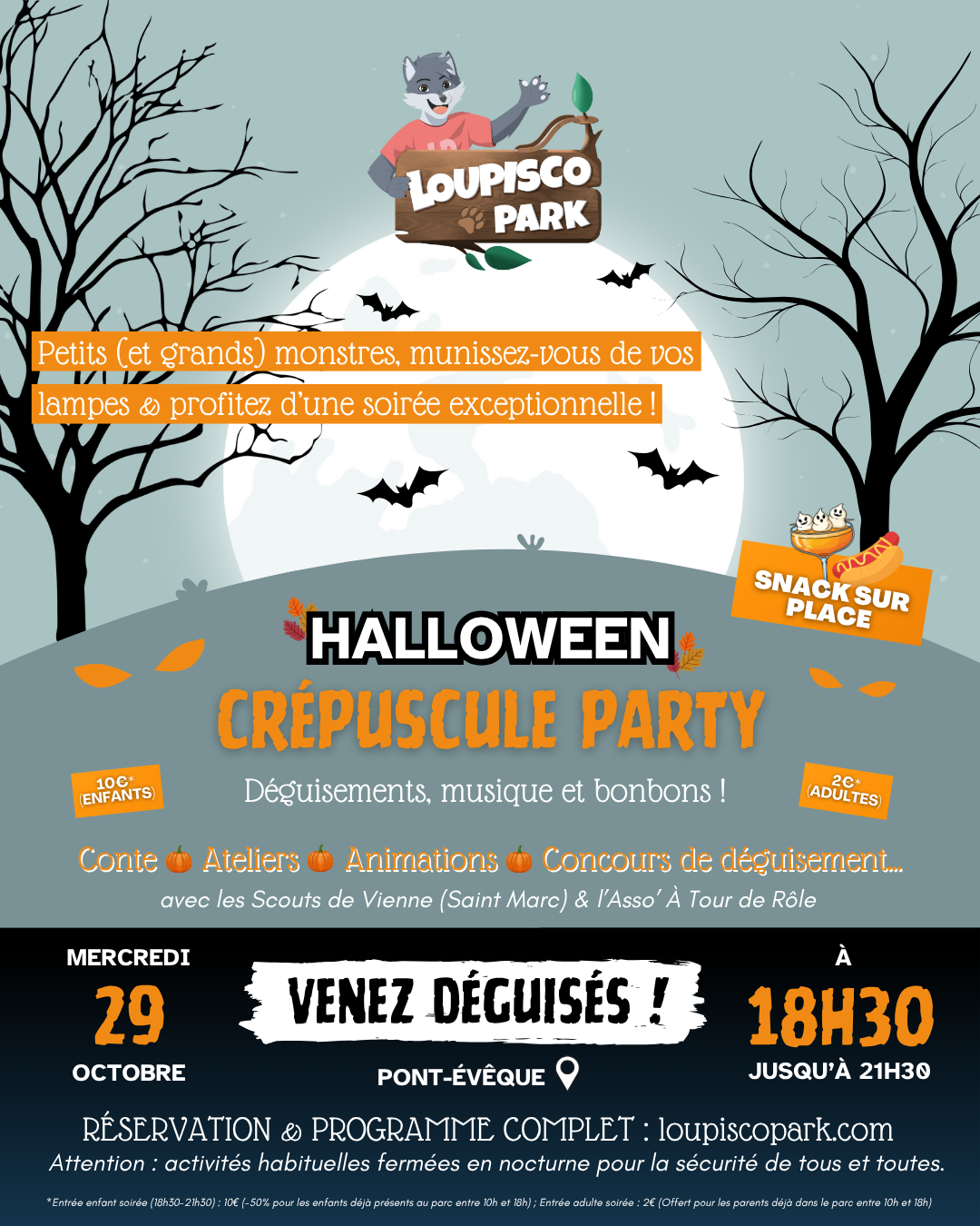 Halloween Crépuscule Party - Loupisco Park
